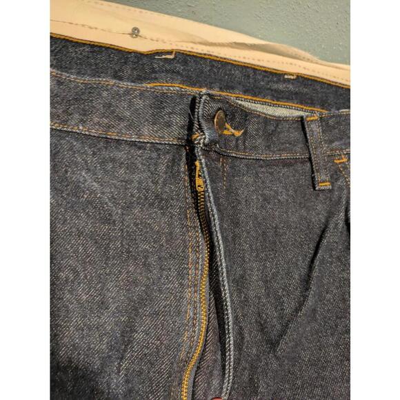 Rustler Classic Straight Leg Dark Denim Jeans Mens 40x32 - Picture 6 of 11
